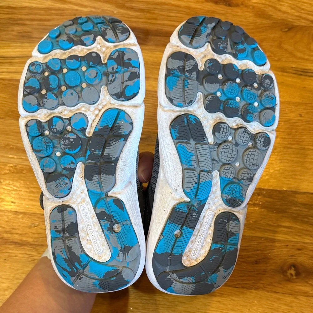 Under Armour Kids' Sneakers in Gray and Blue - Picture 5 of 6